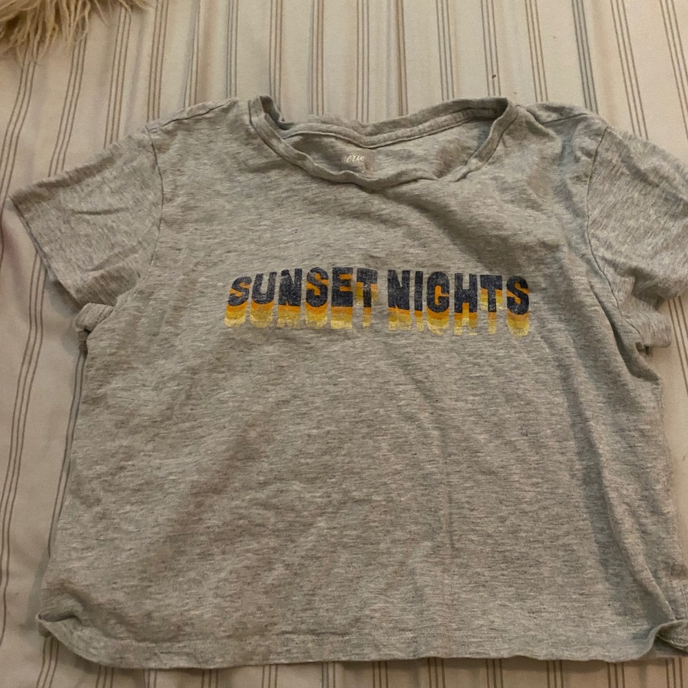 Aire sunset nights baby tee